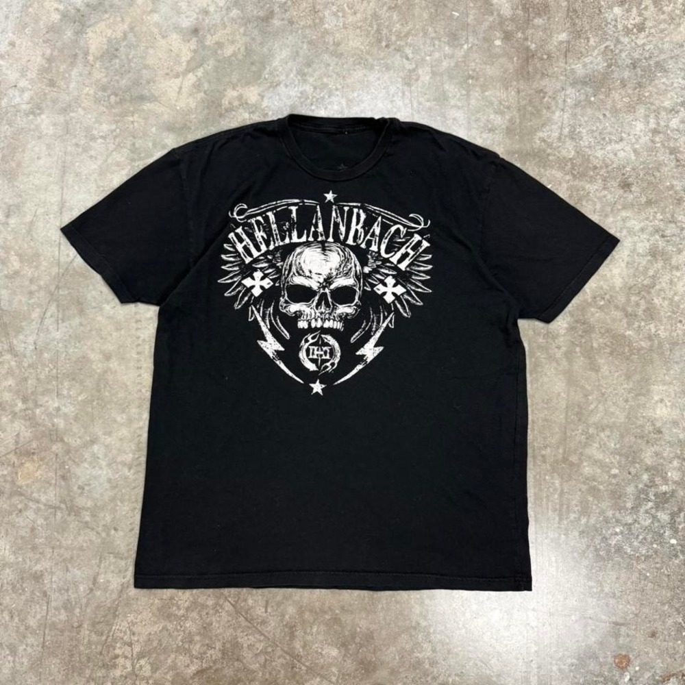 Hellanbach Incorporated Grunge‎ Y2K Graphic Tee Size XL